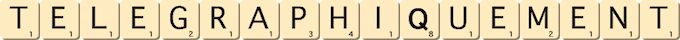 telegraphiquement