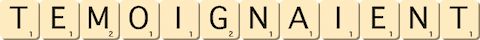 temoignaient temoignaient