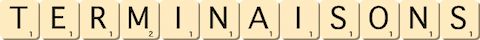 terminaisons terminaisons