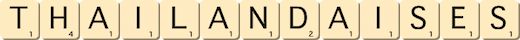 thailandaises thailandaises