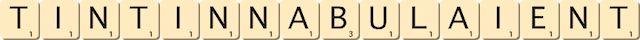 tintinnabulaient tintinnabulaient