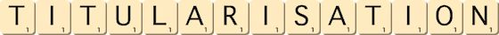 titularisation titularisation