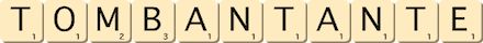 tombant--ante