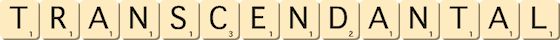 transcendantal transcendantal
