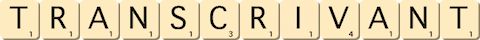transcrivant transcrivant