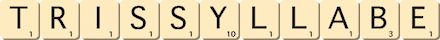 trissyllabe