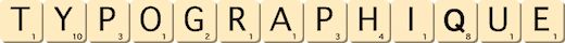 typographique