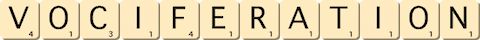 vociferation