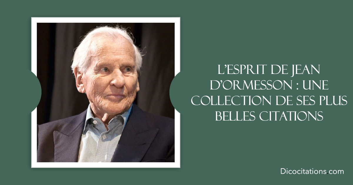 Plongez dans ce recueil et savourez les plus 100 belles penses de Jean d'Ormesson. Une exprience de lecture qui promet d'tre dlicieuse, rjouissante, et enrichissante. 